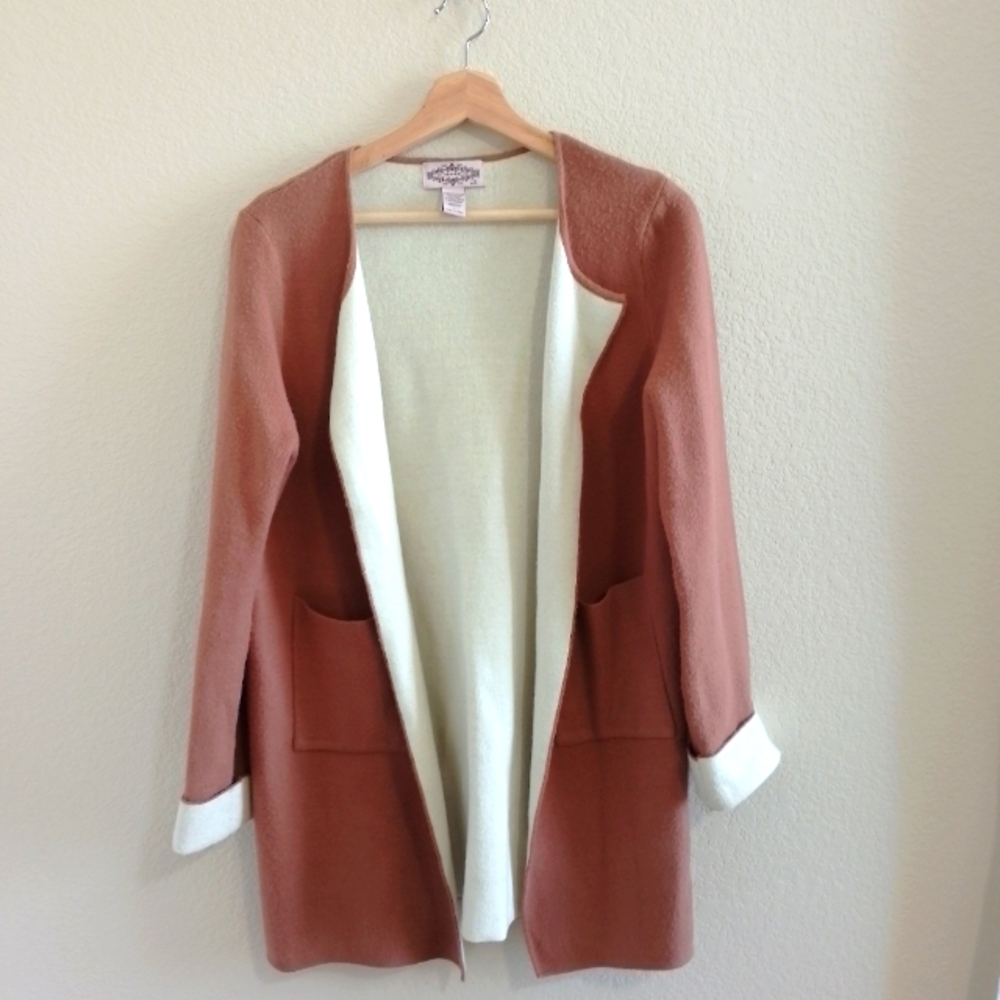 Oliver by escio size Large long cardigan coat
